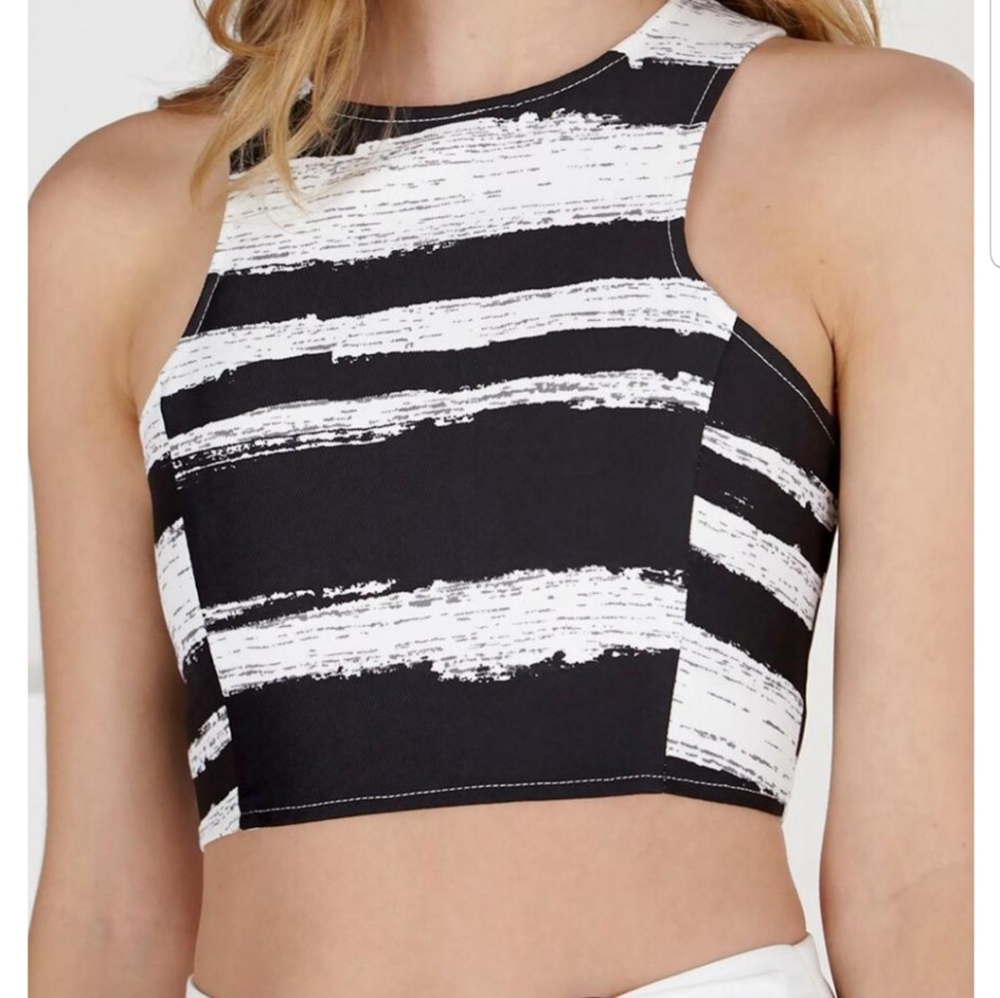 Lavish Alice top Black and White